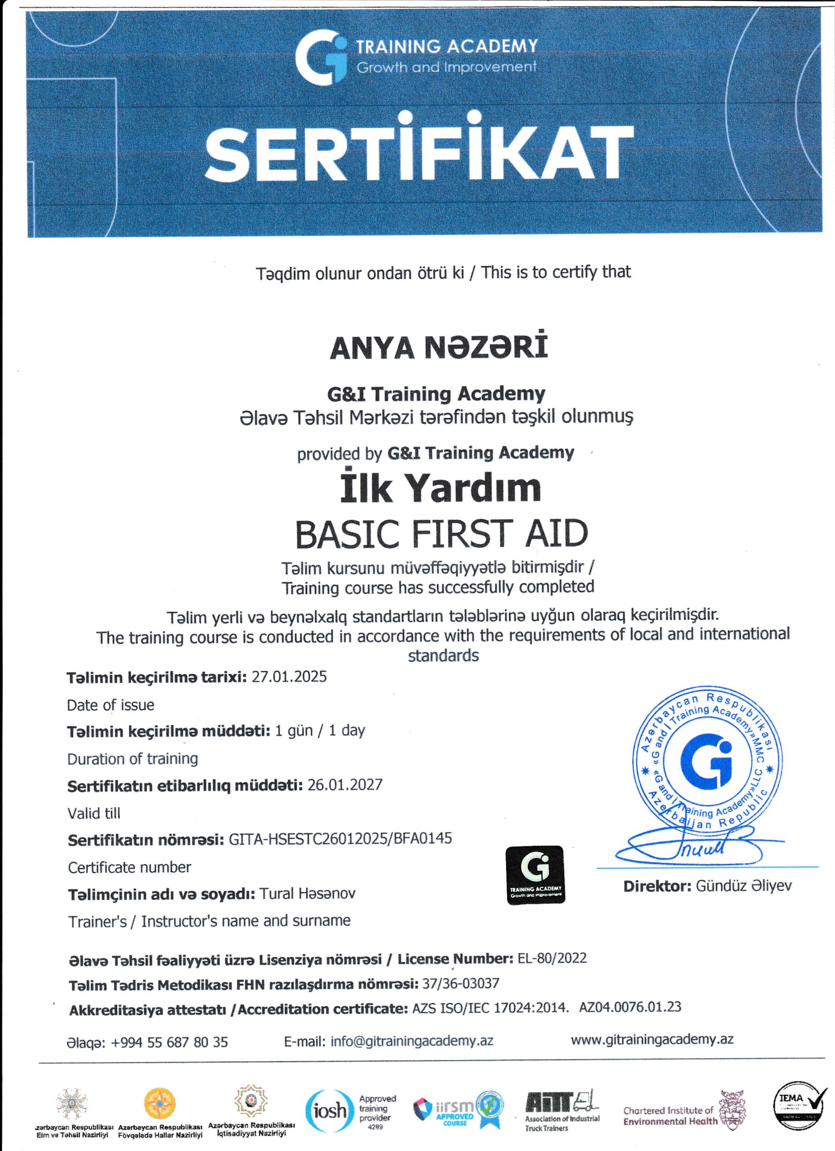 Certificate 11
