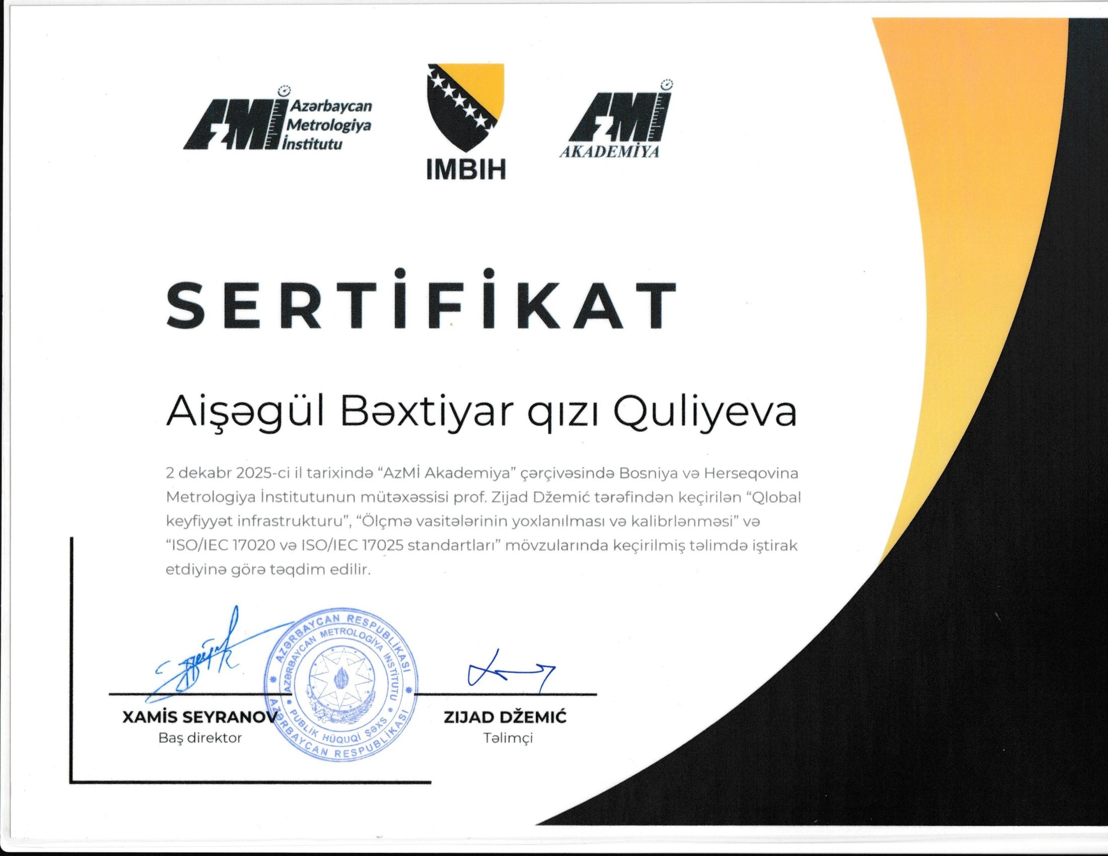 Certificate 20